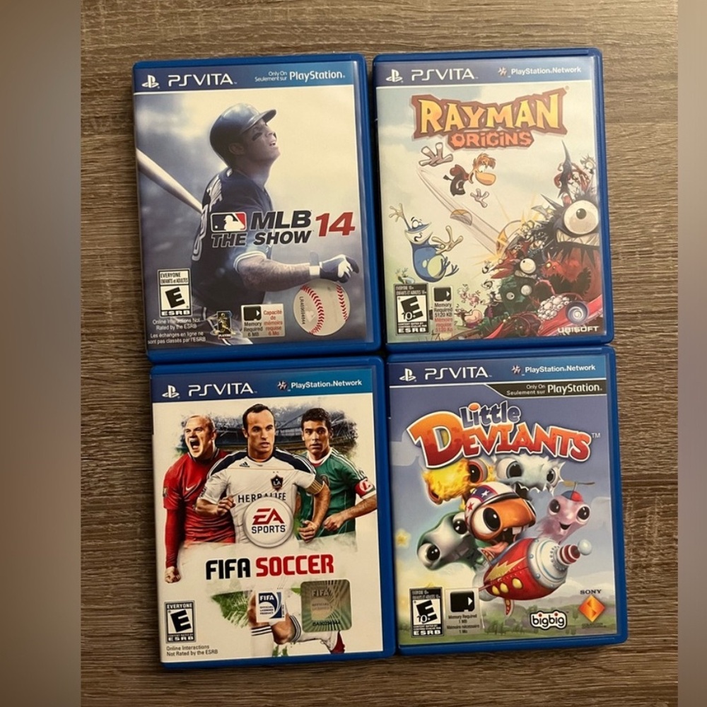 Bundle of 4 Sony PlayStation Vita Games